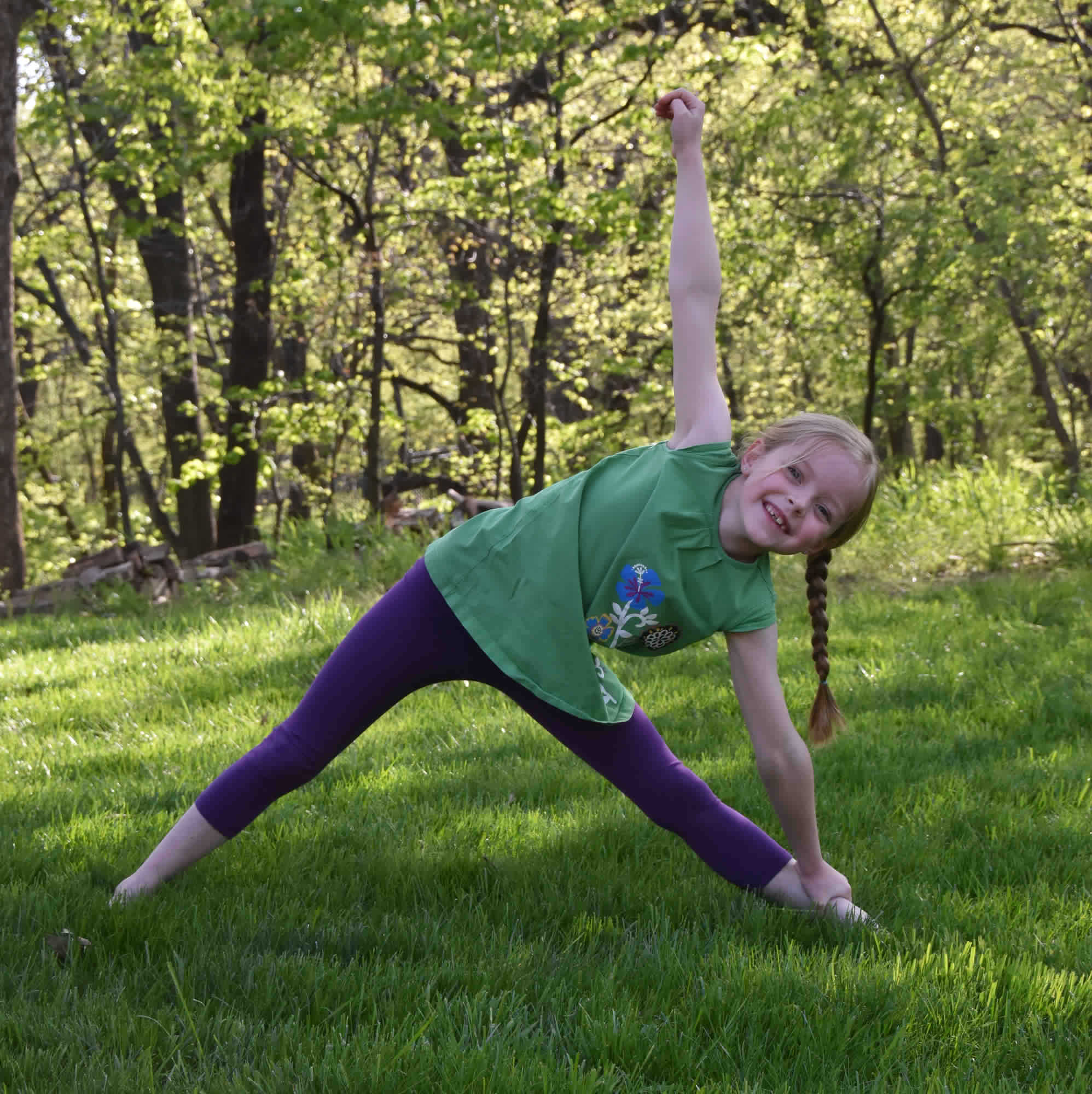 triangle pose