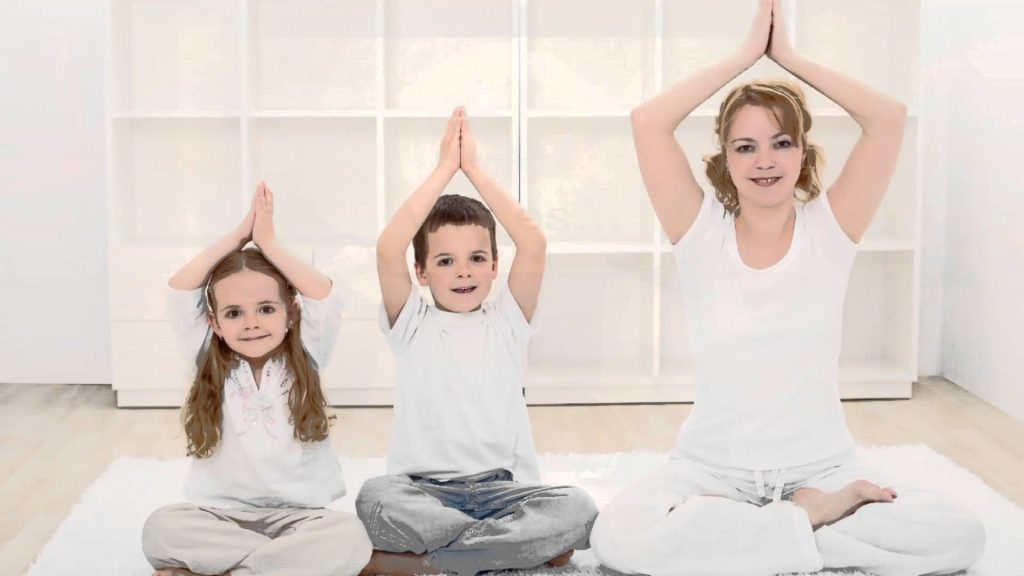 There are several ways to practice breath and being mindful with your kids, but the main goal is to make children notice their calming breath.