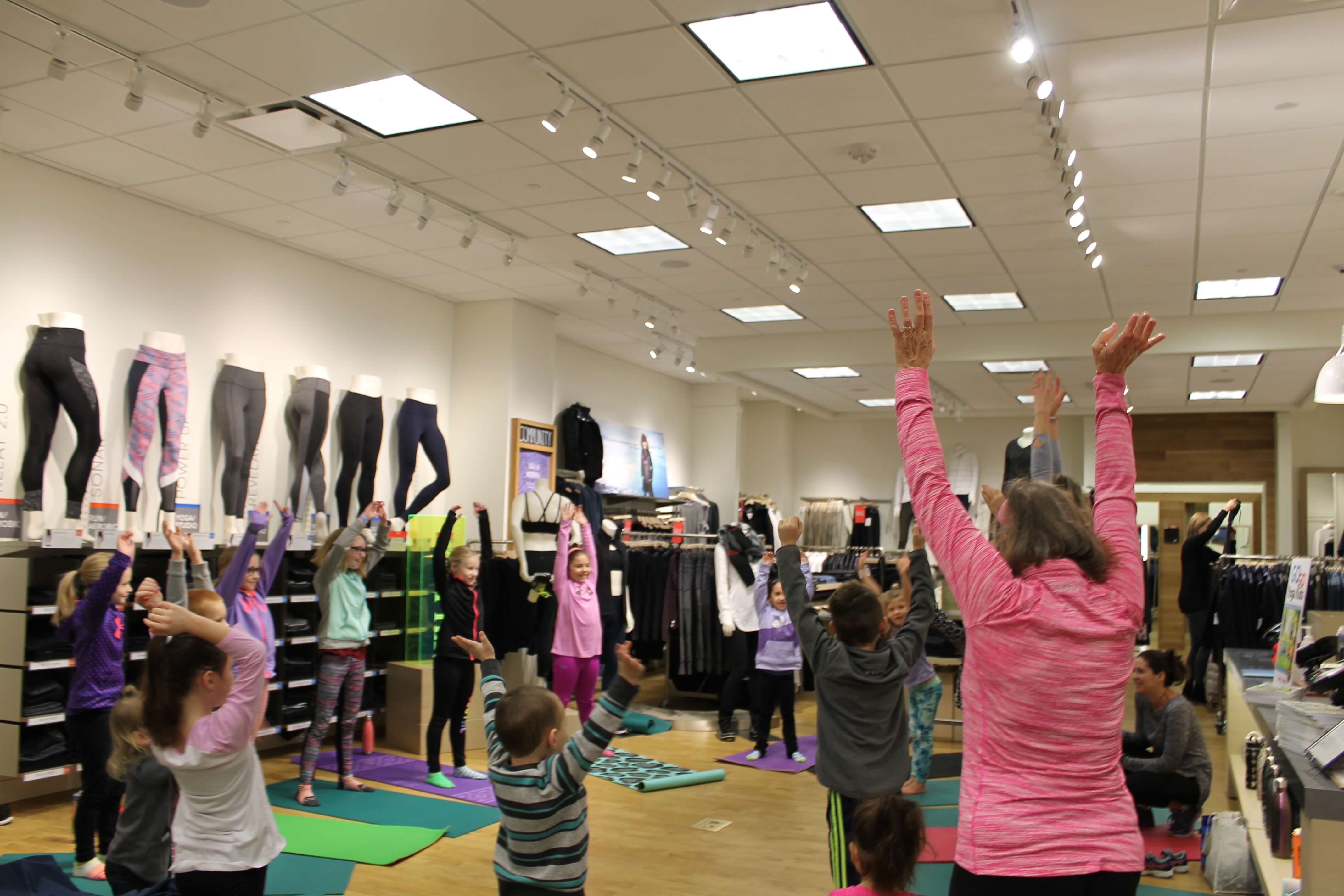 Here is a peek at our fun kids winter yoga sequence at Athleta over winter break. Sun salutations and partner poses in this class