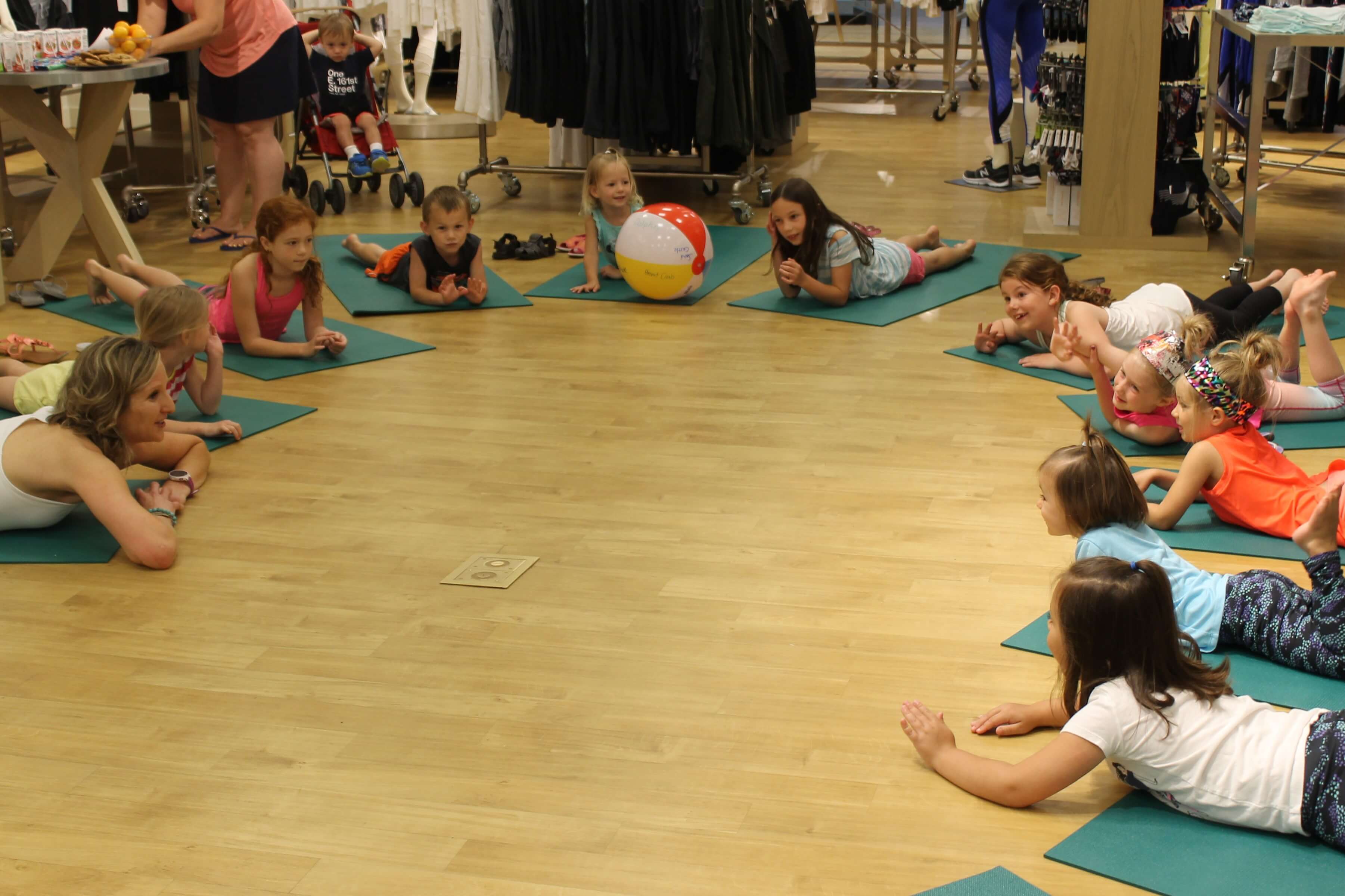 Fun in the Sun Kids Yoga Class at Athleta - Go Go Yoga For Kids