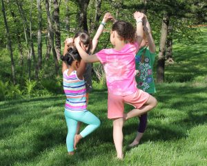 group tree pose