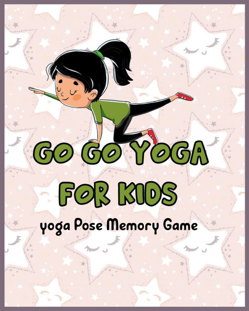 yoga pose memory game