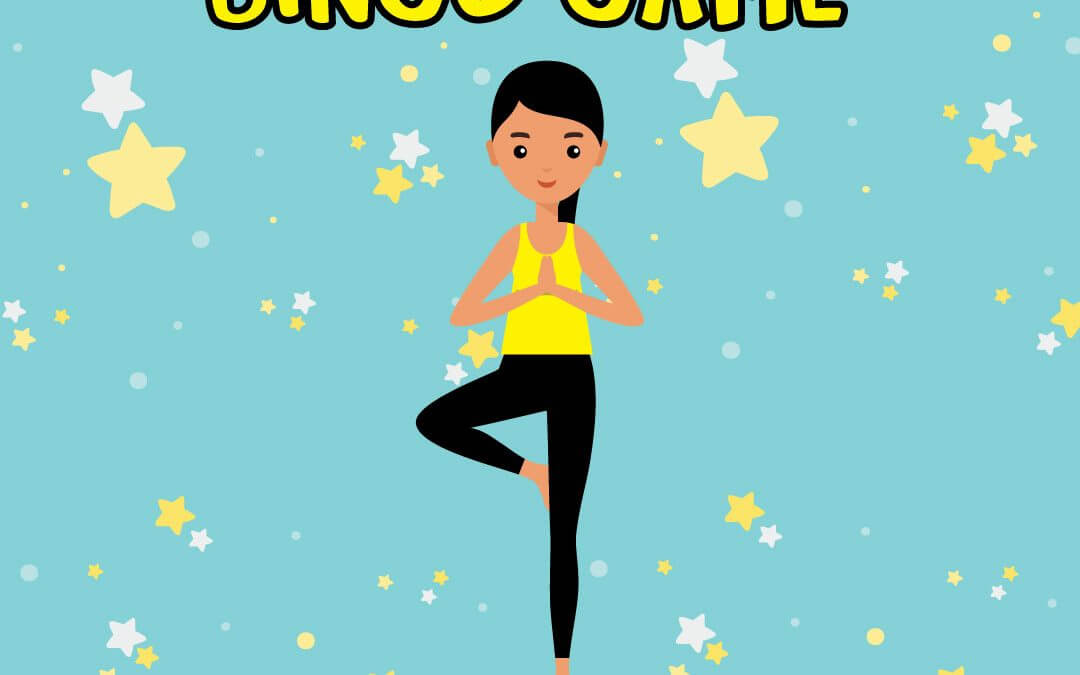 yoga pose bingo game