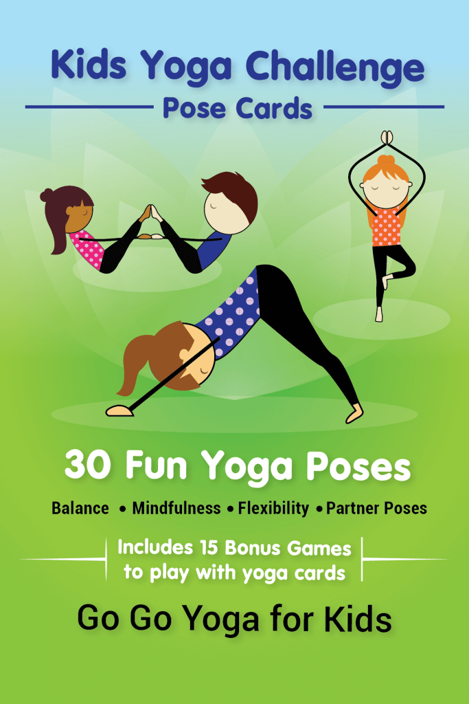 Kids Yoga Challenge Pose Cards
40 yoga poses that include partner poses, mantras for mindfulness and games.