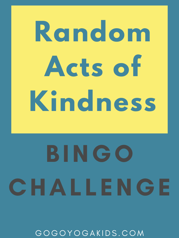 random acts of kindness Bingo Challenge