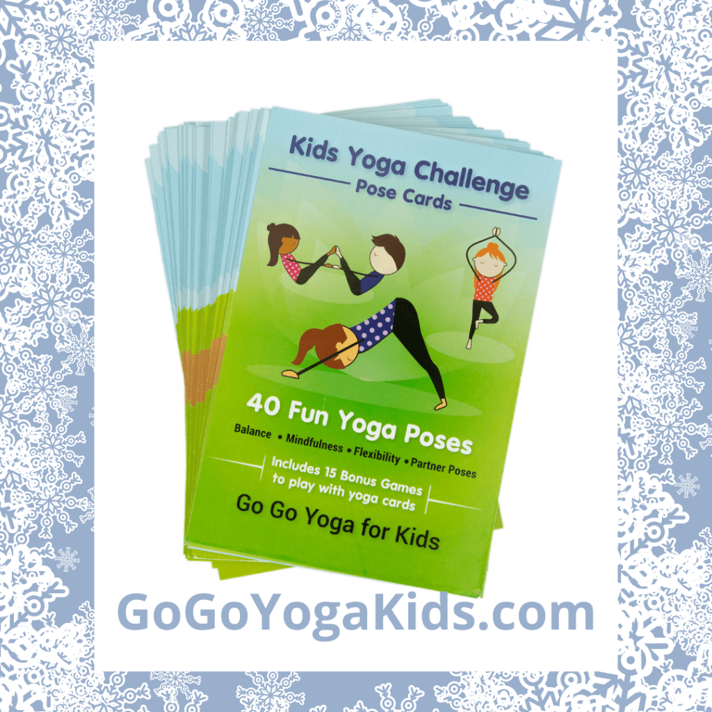 kids yoga challenge pose cards