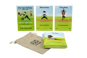 kids yoga challenge pose cards