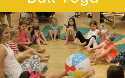 Beach Ball Yoga Game for Kids